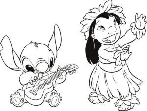 Lilo ve Stitch boyama sayfası,  coloring page, Lilo ve Stitch, 