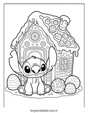 Lilo ve Stitch boyama sayfası – yaratıcılığı geliştirir, keyifli zaman