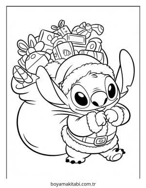 Lilo ve Stitch boyama sayfası – boyama etkinliği, çocuk aktivitesi