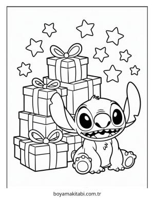 Lilo ve Stitch boyama sayfası – okul öncesi, evde etkinlik
