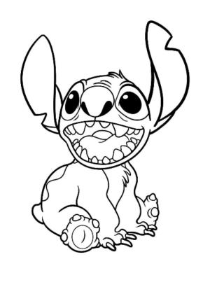 Lilo ve Stitch boyama sayfası,  coloring page, Stitch, 