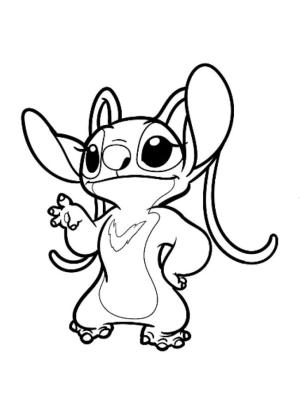 Lilo ve Stitch boyama sayfası,  coloring page, Angel, 