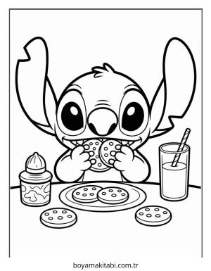Lilo ve Stitch boyama sayfası – yaratıcılığı geliştirir, keyifli zaman