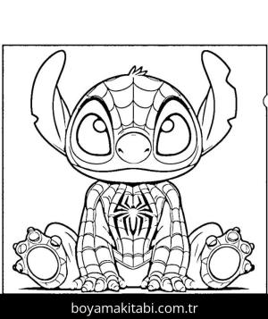 Lilo ve Stitch boyama sayfası – eğitici aktivite, yaratıcılık