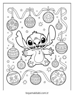 Lilo ve Stitch boyama sayfası – evde etkinlik, ücretsiz yazdır