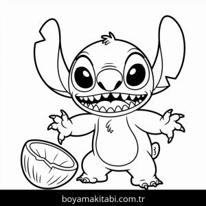 Lilo boyama sayfası – çocuk aktivitesi, PDF indir