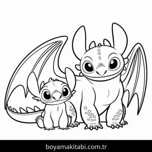 Lilo boyama sayfası – renkli çizimler, okul öncesi