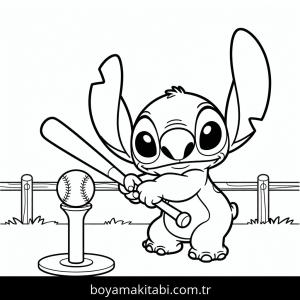 Lilo boyama sayfası – el becerilerini geliştirir, boyama çalışması