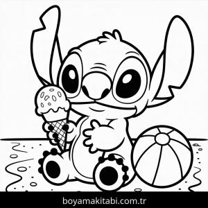 Lilo boyama sayfası – boyama çalışması, yaratıcılığı geliştirir