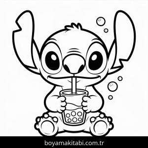 Lilo boyama sayfası – çocuk aktivitesi, PDF indir