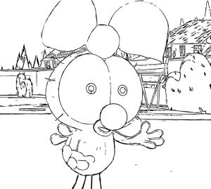 Limon ile Zeytin boyama sayfası,  coloring page, Limon ile Zeytin çocuklara ücretsiz, 