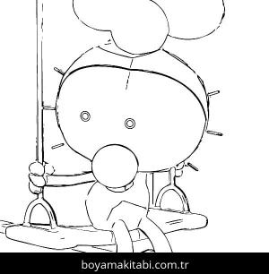 Limon ile Zeytin boyama sayfası – yaratıcılık, eğlenceli etkinlik