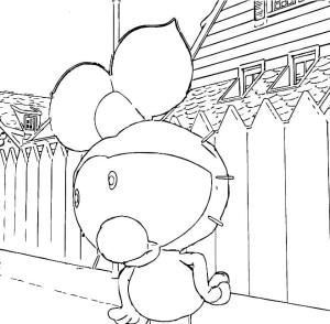 Limon ile Zeytin boyama sayfası,  coloring page, Limon ile Zeytin anahat görseli, 