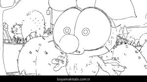 Limon ile Zeytin boyama sayfası – yaratıcılık, eğlenceli etkinlik