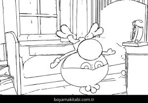 Limon ile Zeytin boyama sayfası – eğlenceli etkinlik, el becerilerini geliştirir