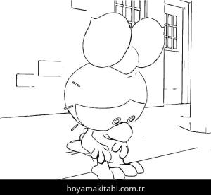 Limon ile Zeytin boyama sayfası – basit çizim, kolay boyama