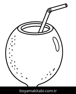 Limon boyama sayfası – renkli çizimler, okul öncesi