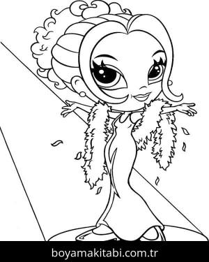 Lisa Frank boyama sayfası – sanatsal çalışma, çocuklar için