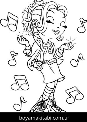 Lisa Frank boyama sayfası – çocuk aktivitesi, PDF indir