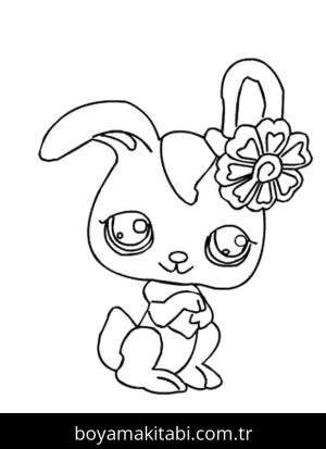 Littlest Pet Shop boyama sayfası – sanatsal çalışma, çocuklar için