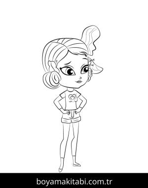Littlest Pet Shop boyama sayfası – çocuklar için, çizgi film temalı