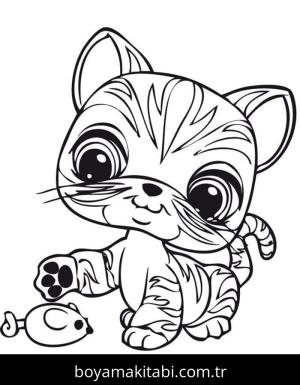 Littlest Pet Shop boyama sayfası – keyifli zaman, renkli çizimler