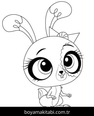 Littlest Pet Shop boyama sayfası – evde etkinlik, ücretsiz yazdır