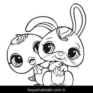 Littlest Pet Shop boyama sayfası – PDF indir, sevimli karakter