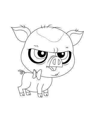 Littlest Pet Shop boyama sayfası,  coloring page, En Küçük Evcil Hayvan Dükkanı Mary Frances, 