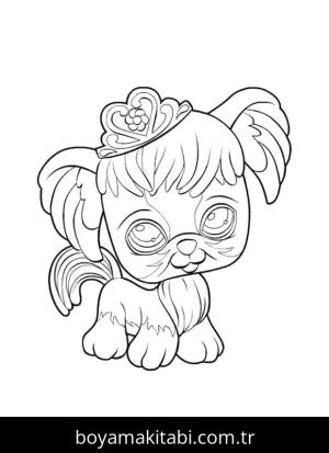 Littlest Pet Shop boyama sayfası – keyifli zaman, renkli çizimler