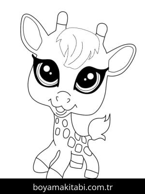 Littlest Pet Shop boyama sayfası – PDF indir, sevimli karakter