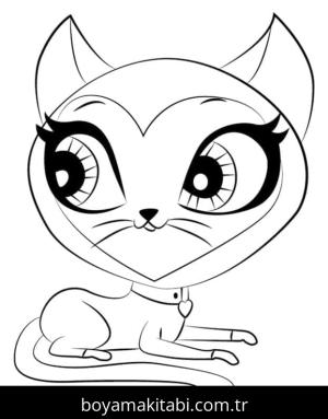 Littlest Pet Shop boyama sayfası – çocuk aktivitesi, PDF indir