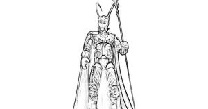 Loki boyama sayfası,  coloring page, Mükemmel Loki, 