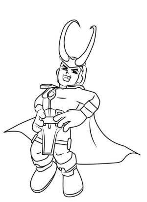 Loki boyama sayfası,  coloring page, Thor Aşk ve Thunder Asgardian, 