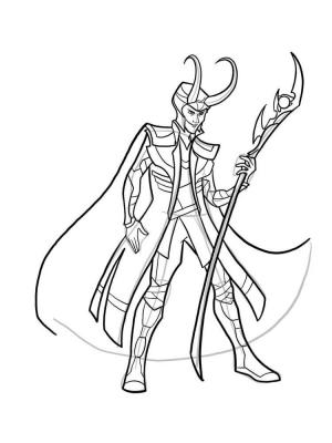 Loki boyama sayfası,  coloring page, Çizim Loki, 