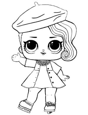 LOL Bebek boyama sayfası, LOL Surprise Doll coloring page, Posh Lol Surpriz Bebek, 