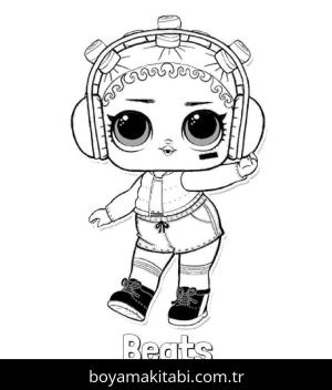 LOL Bebek boyama sayfası – kolay boyama, eğitici aktivite