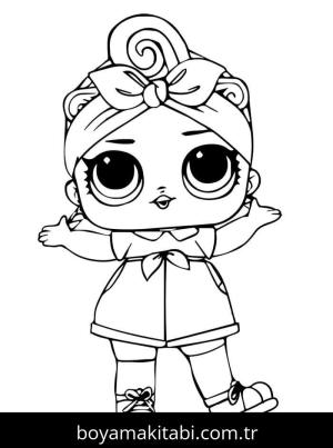LOL Bebek boyama sayfası – eğitici aktivite, yaratıcılık