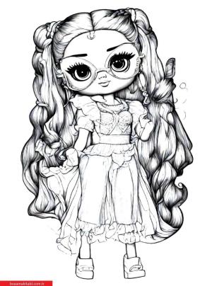 LOL Bebek boyama sayfası, LOL Surprise Doll coloring page, , 