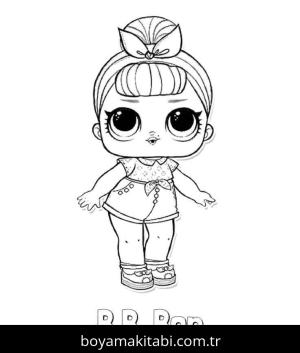 LOL Bebek boyama sayfası – boyama çalışması, yaratıcılığı geliştirir
