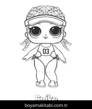LOL Bebek boyama sayfası – çocuklar için, çizgi film temalı