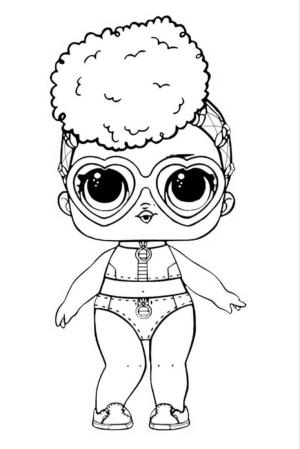 LOL Bebek boyama sayfası, LOL Surprise Doll coloring page, Rip Tide Lol Bebek, 