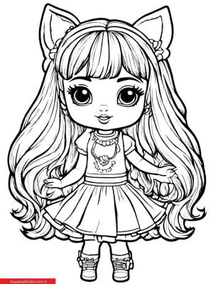 LOL Bebek boyama sayfası, LOL Surprise Doll coloring page, , 