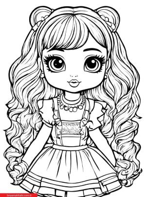 LOL Bebek boyama sayfası, LOL Surprise Doll coloring page, , 