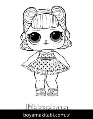 LOL Bebek boyama sayfası – keyifli zaman, renkli çizimler