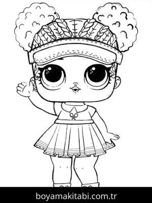 LOL Bebek boyama sayfası – boyama çalışması, yaratıcılığı geliştirir