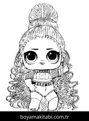 LOL Bebek boyama sayfası – yaratıcılığı geliştirir, keyifli zaman