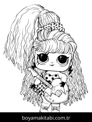 LOL Bebek boyama sayfası – eğitici aktivite, yaratıcılık