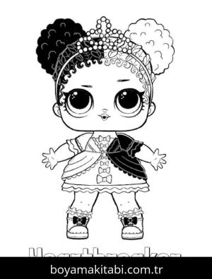 LOL Bebek boyama sayfası – çocuk aktivitesi, PDF indir