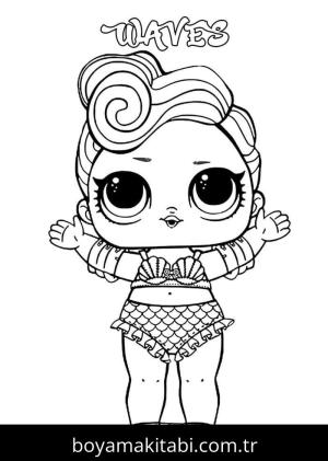 LOL Bebek boyama sayfası – yaratıcılığı geliştirir, keyifli zaman